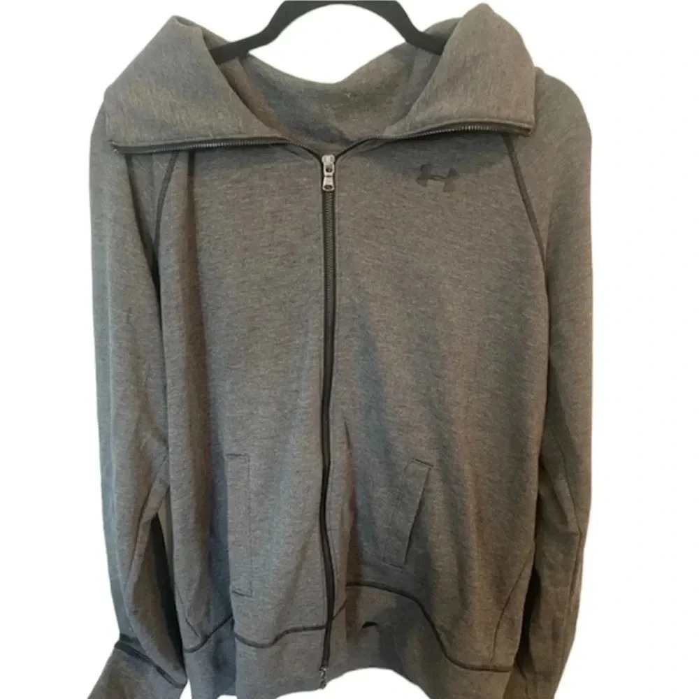 Hurley cold gear gray/silver sweater size XL